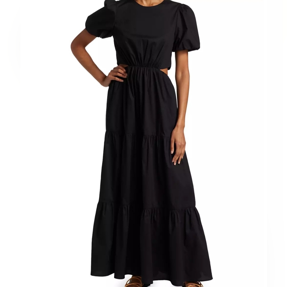 NWT Wayf Plaza Cutout TieredMaxi Dress, Small - Picture 2 of 11